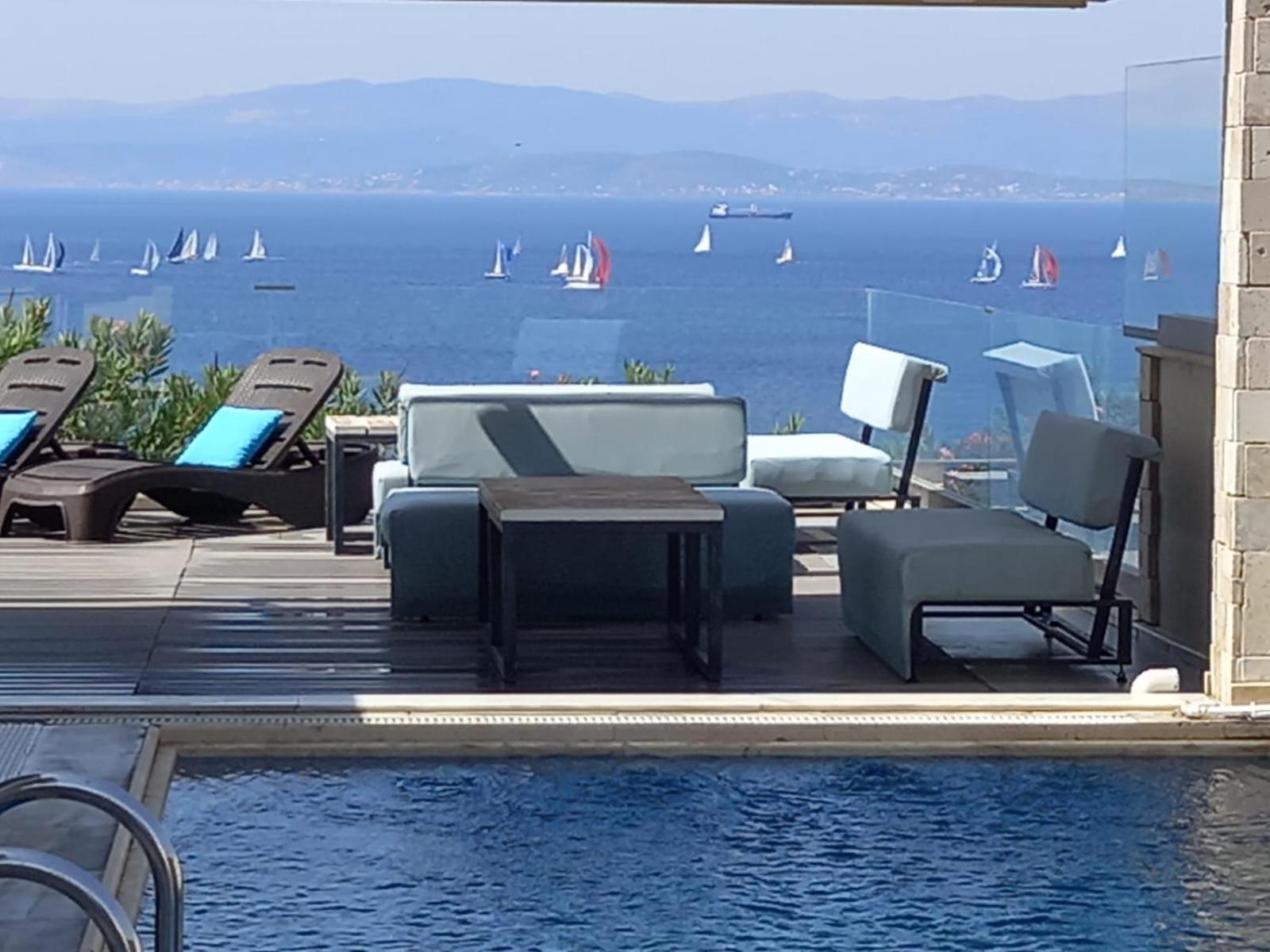 Mavi Panorama Villa Çeşme Luaran gambar