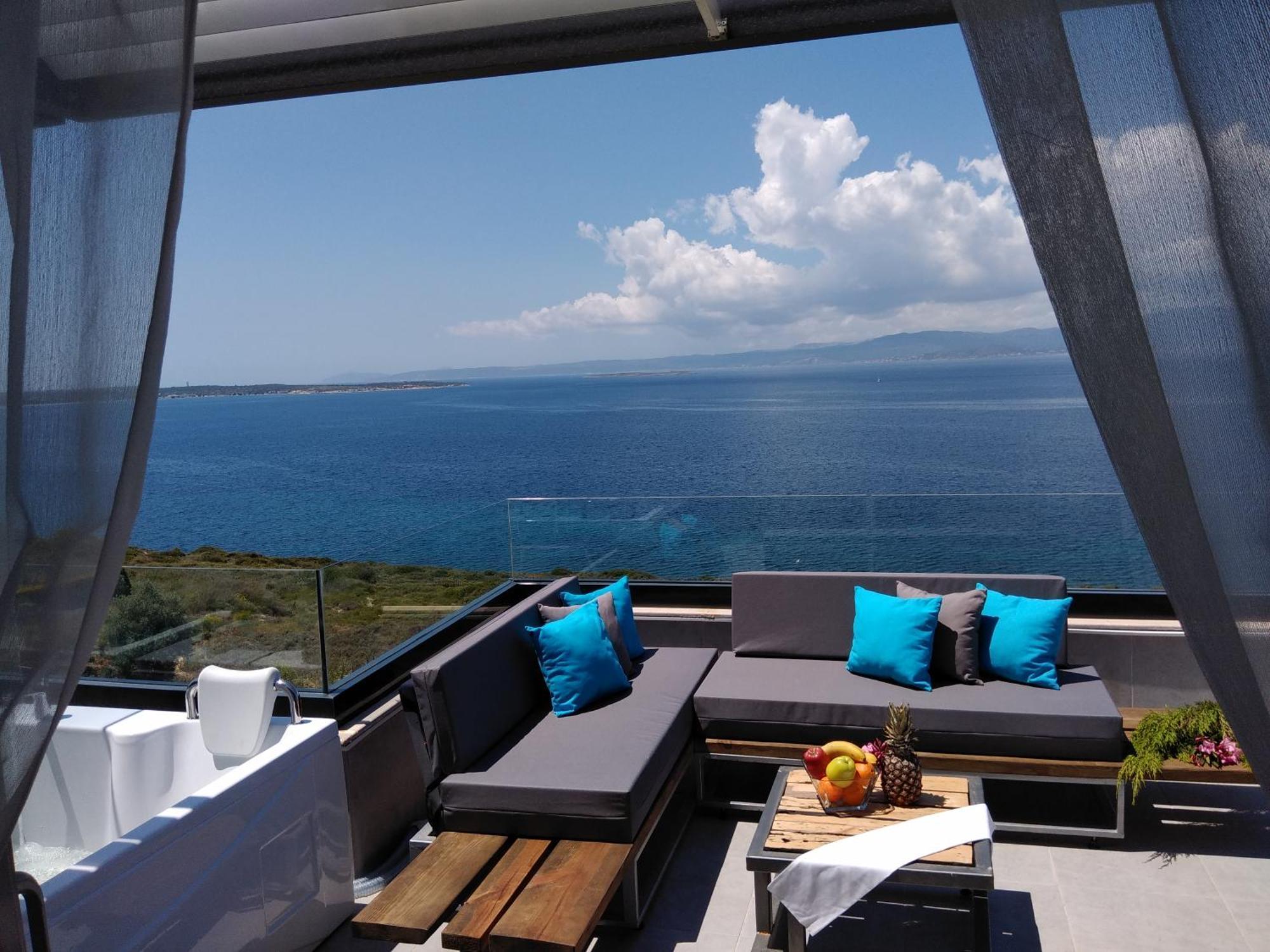 Mavi Panorama Villa Çeşme Luaran gambar